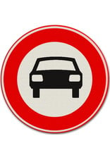 Ri-Traffic | Verkeersbord C06, verboden voor auto's, geslotenverklaring voertuigen
