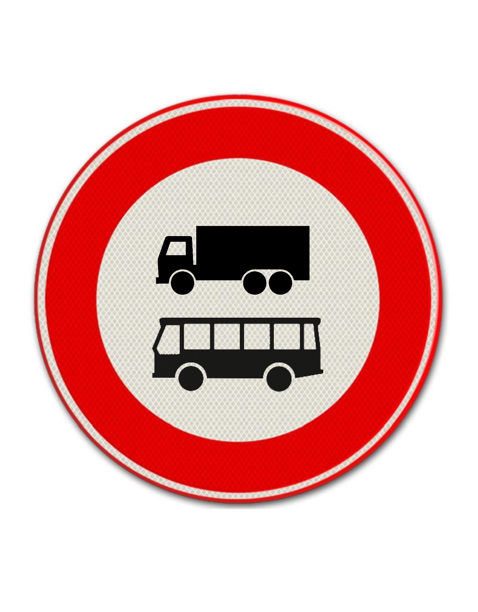 Ri-Traffic | Verkeersbord C07b, verboden voor bussen en vrachtwagens