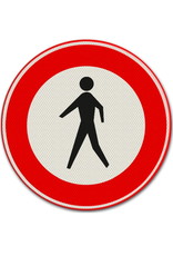 Ri-Traffic | Verkeersbord C16, verboden voor voetgangers