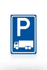 Ri-Traffic | Verkeersbord E08-3| Parkeergelegenheden, parkeerplaats voor vrachtwagens