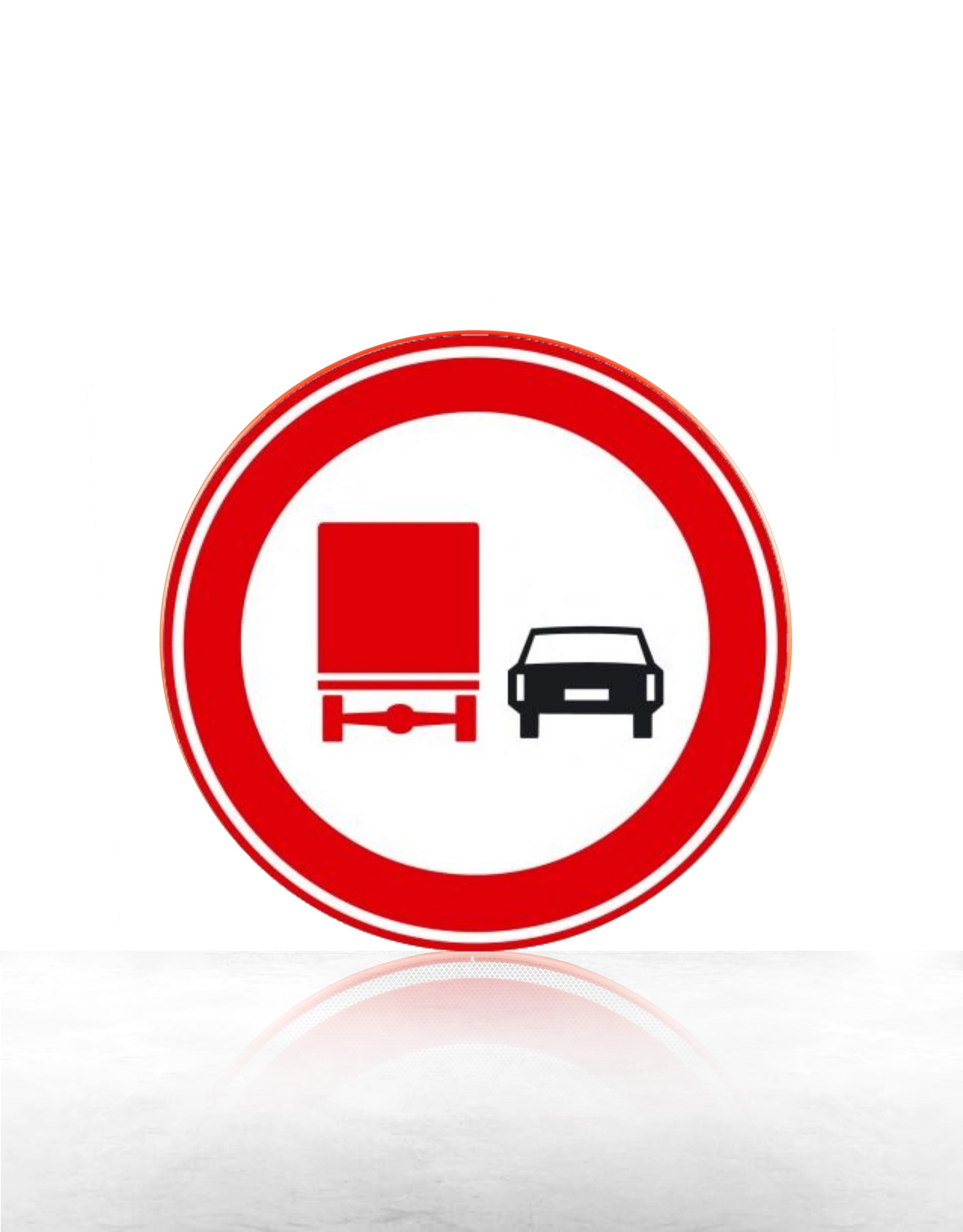 Ri-Traffic | Verkeersbord F03 | Vrachtwagens Verboden in te Halen Verkeersbord