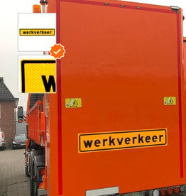 Verkeerswinkel | Werkverkeer Sticker Vrachtwagen