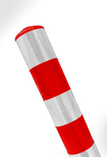 Ri-Traffic | Kunststof Flexpost Verkeerszuil RVV Flexpaal BB21 (ROOD/WIT)