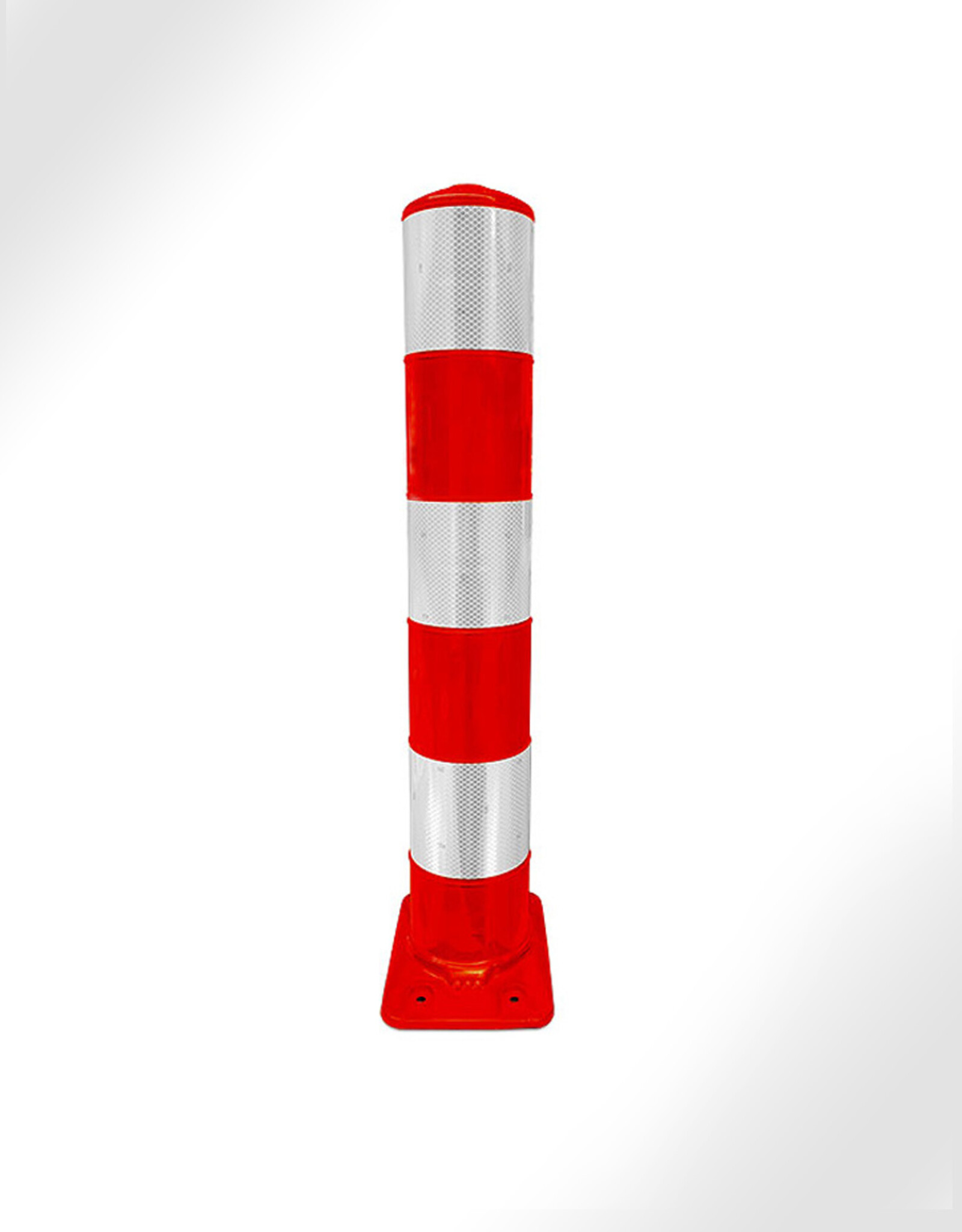 Ri-Traffic | Kunststof Flexpost Verkeerszuil RVV Flexpaal BB21 (ROOD/WIT)