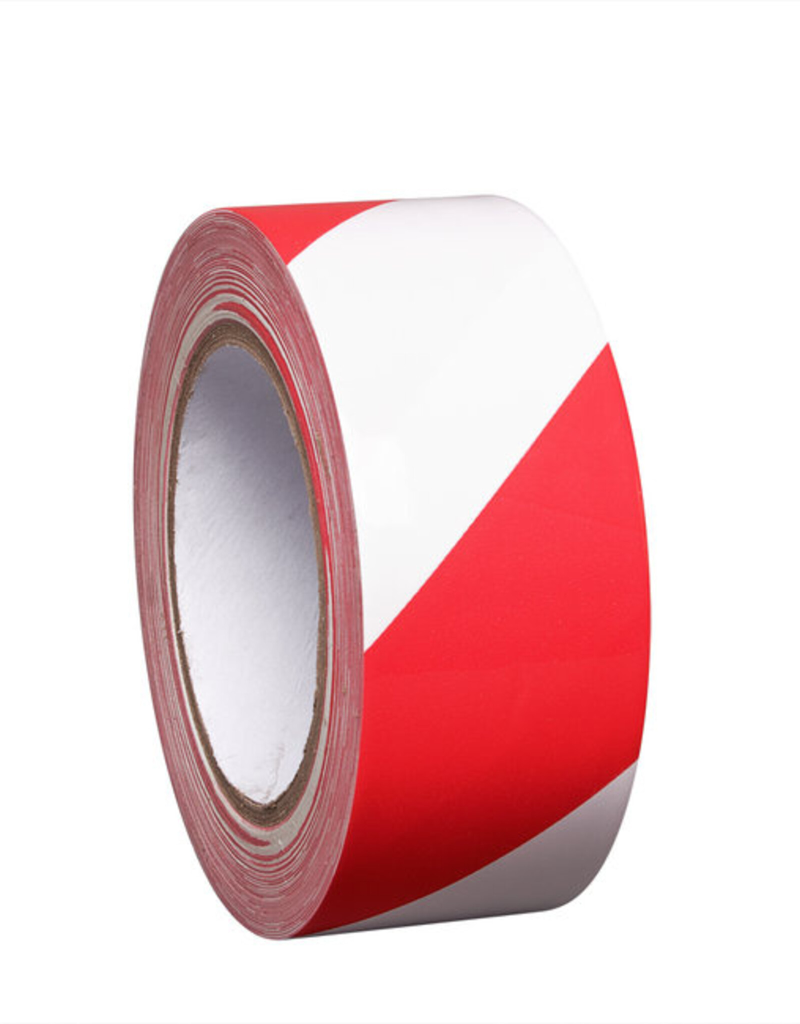 PROline | Waarschuwing Vloertape ROOD WIT 50mm x 33 meter (PRO. VINYL)