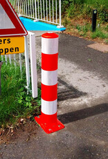 Ri-Traffic | Kunststof Flexpost Verkeerszuil RVV Flexpaal BB21 (ROOD/WIT)