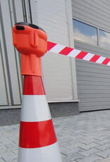 Skipper |  SKIPPER Afzetlinthouder incl. 9 meter Afzetlint Rood Wit