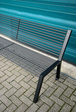 Ri-Traffic | Parkbank Zitbank STAAL van Banca | 190cm x 89cm (45cm Zithoogte)