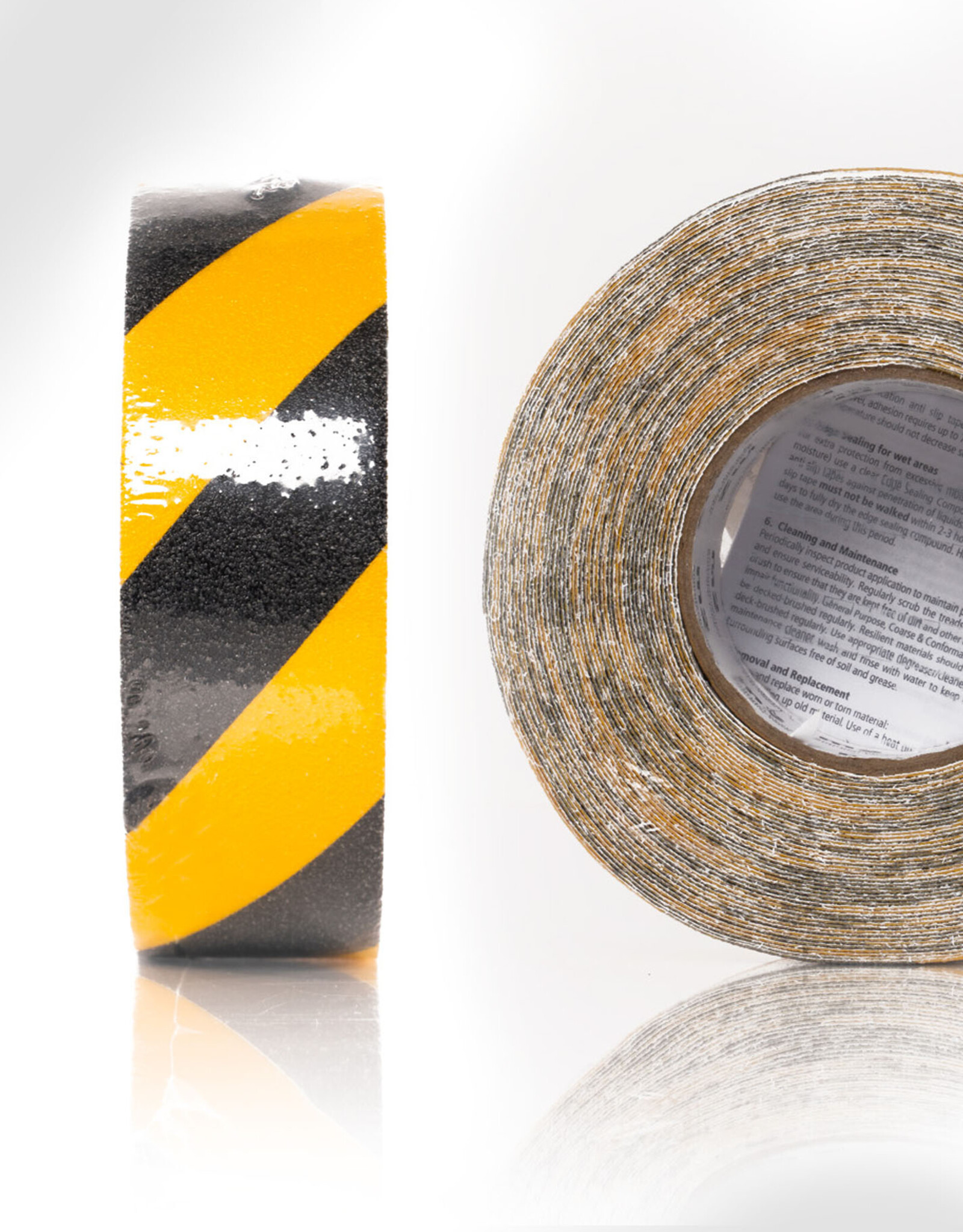 PROline | Anti-Slip Tape | Vloertape / Markeringstape | GEEL-ZWART | 50mm x 18 meter