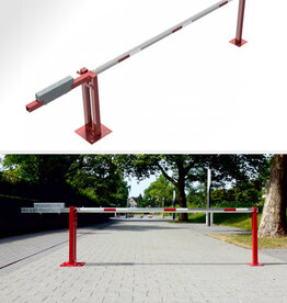 Verkeerswinkel Slagboom met Contragewicht & Driekantslot