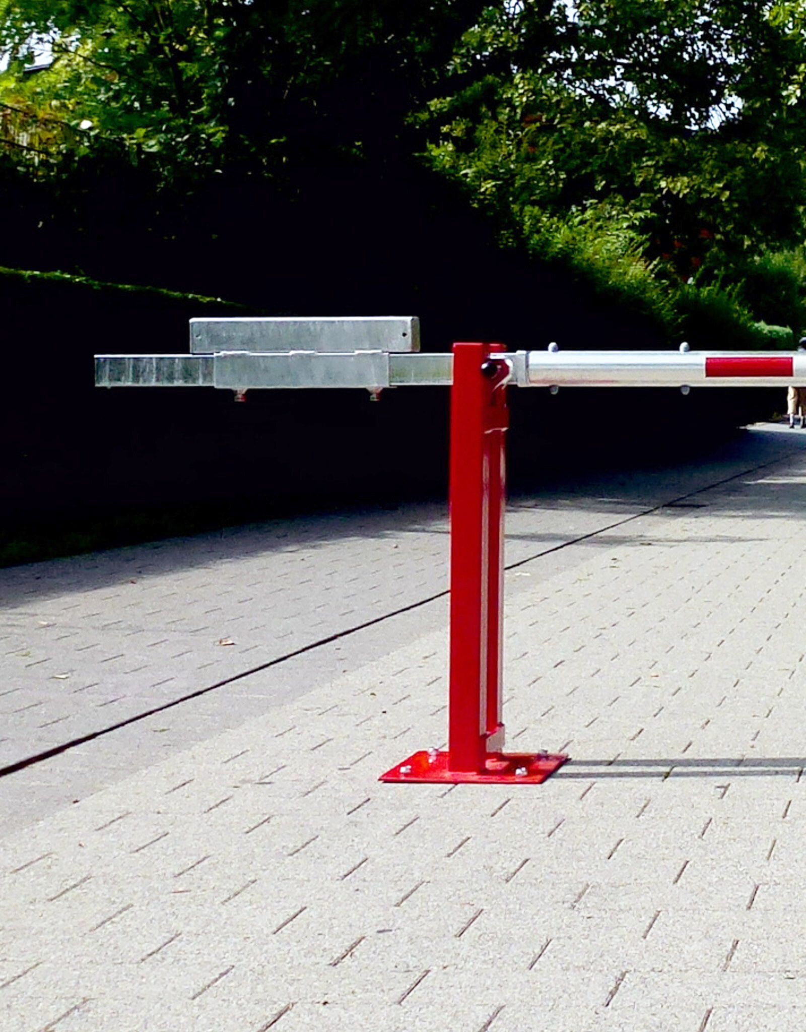 Verkeerswinkel Slagboom met Contragewicht en Driekantslot