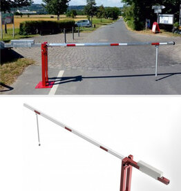 Verkeerswinkel Slagboom met Contragewicht & Hangslot