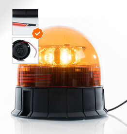Ri-Traffic | Voertuig LED Zwaailamp Oranje (VASTE MONTAGE)
