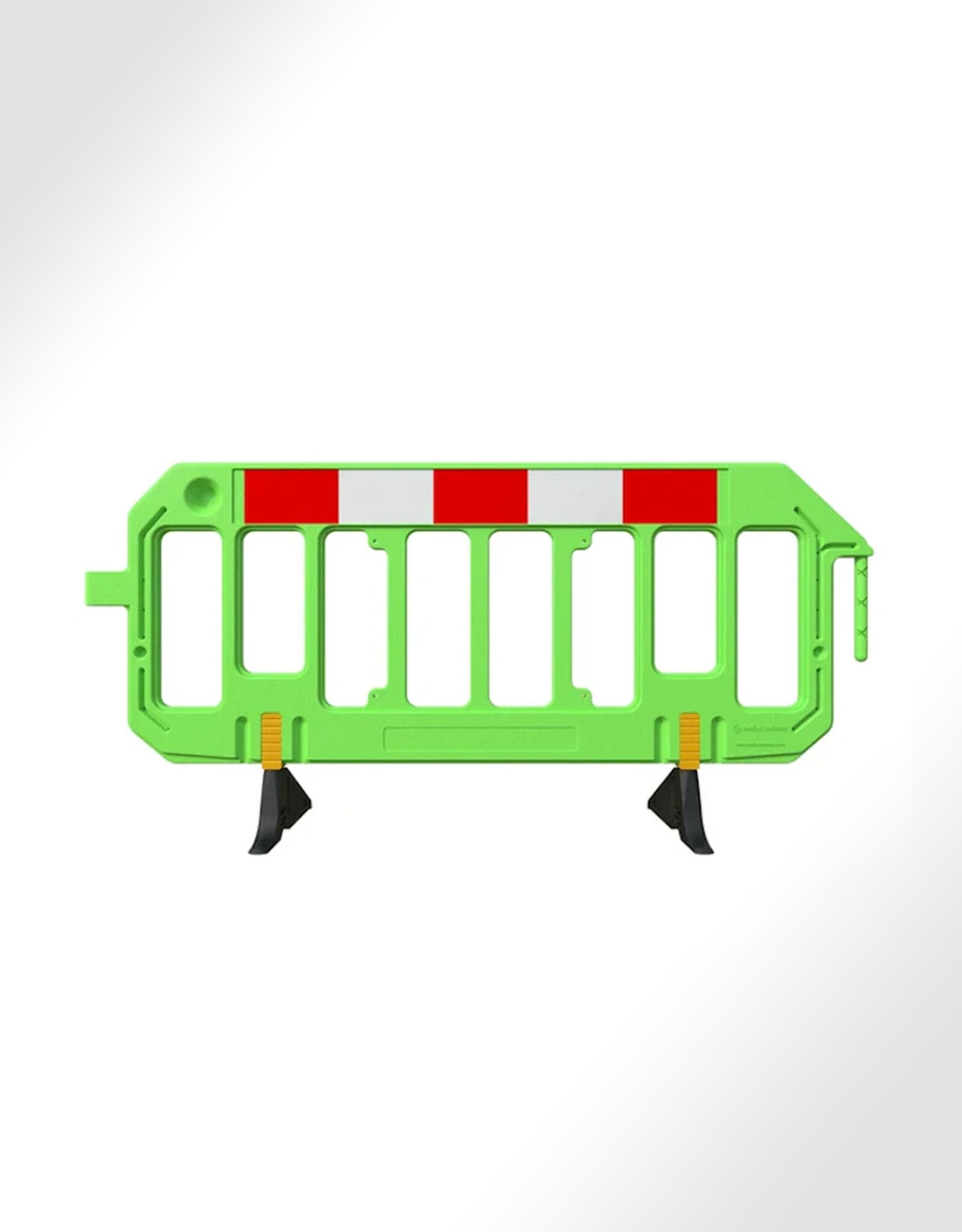Ri-Traffic | GROEN Afzethek 200 cm x 100 cm (PVC/HDPE) incl. Rood-Wit Reflectie