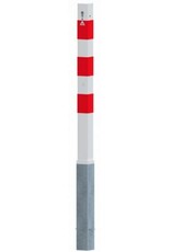 Verkeerswinkel | Uitneembare Parkeerpaal 140cm x 7cm x 7cm met VIERKANT PROFIEL