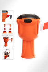 Skipper |  SKIPPER Afzetlinthouder incl. 9 meter Afzetlint Rood Wit