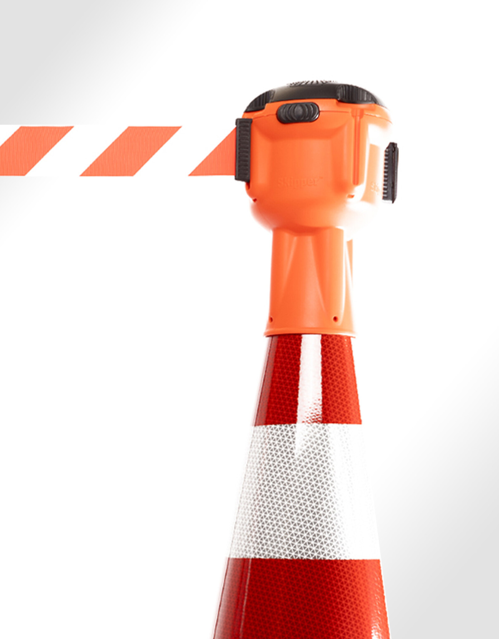 Skipper |  SKIPPER Afzetlinthouder incl. 9 meter Afzetlint Rood Wit