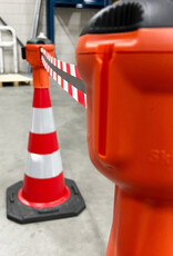 Skipper |  SKIPPER Afzetlinthouder incl. 9 meter Afzetlint Rood Wit