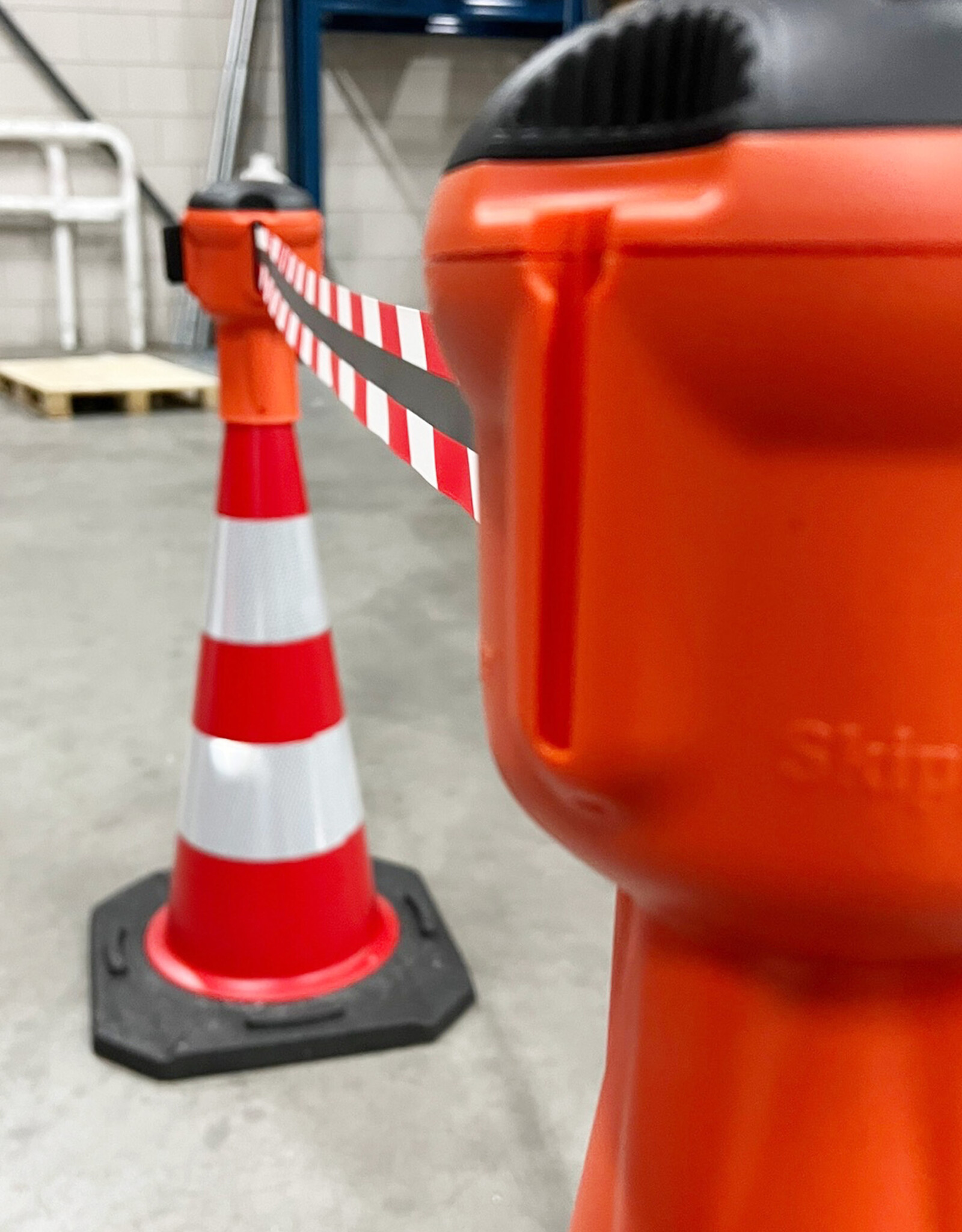Skipper |  Afzetkegels met Trekband, 9 meter Afzetlint