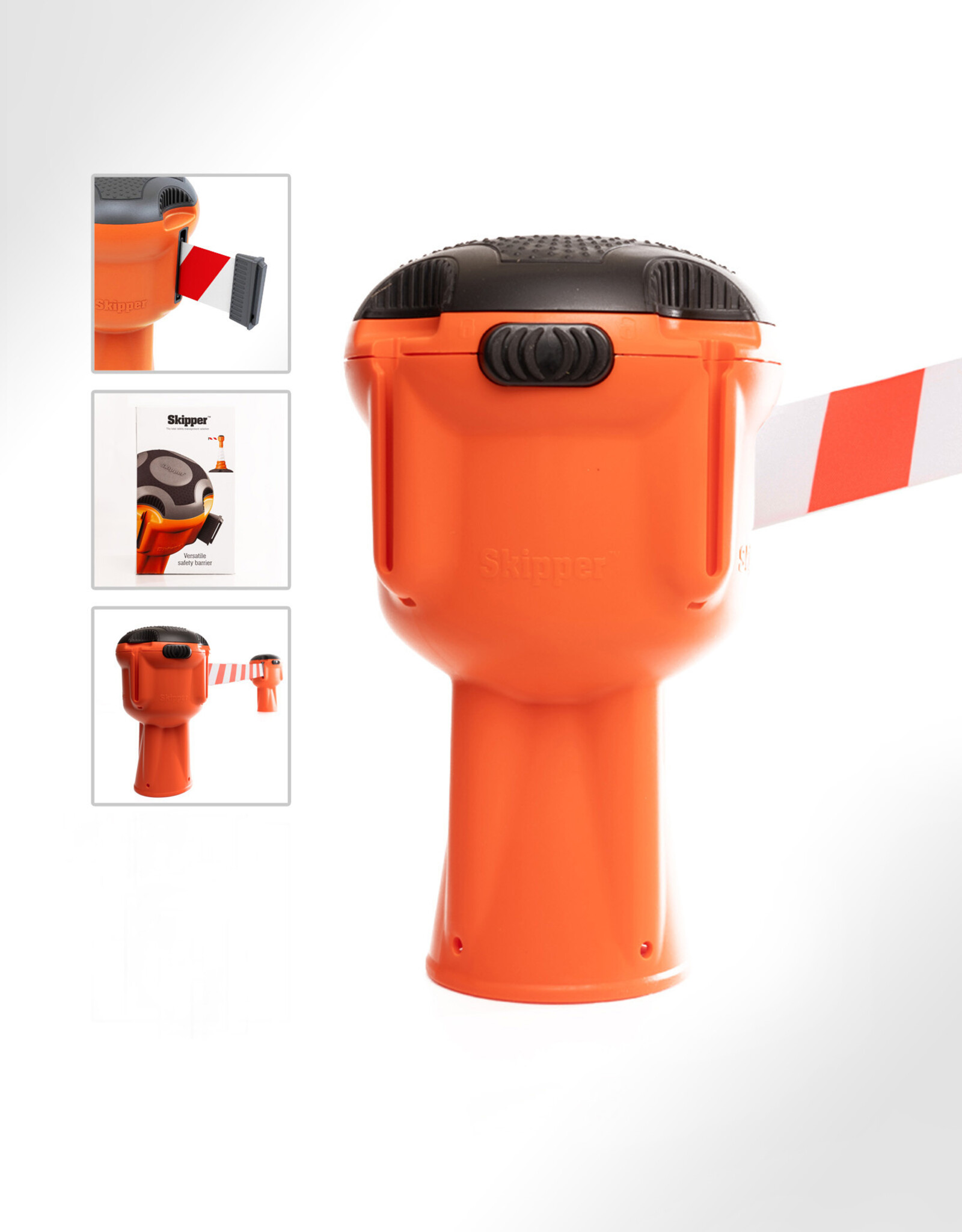 Skipper |  Afzetkegels met Trekband, 9 meter Afzetlint