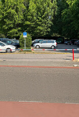 Verkeerswinkel Slagboom met Contragewicht en Hangslot