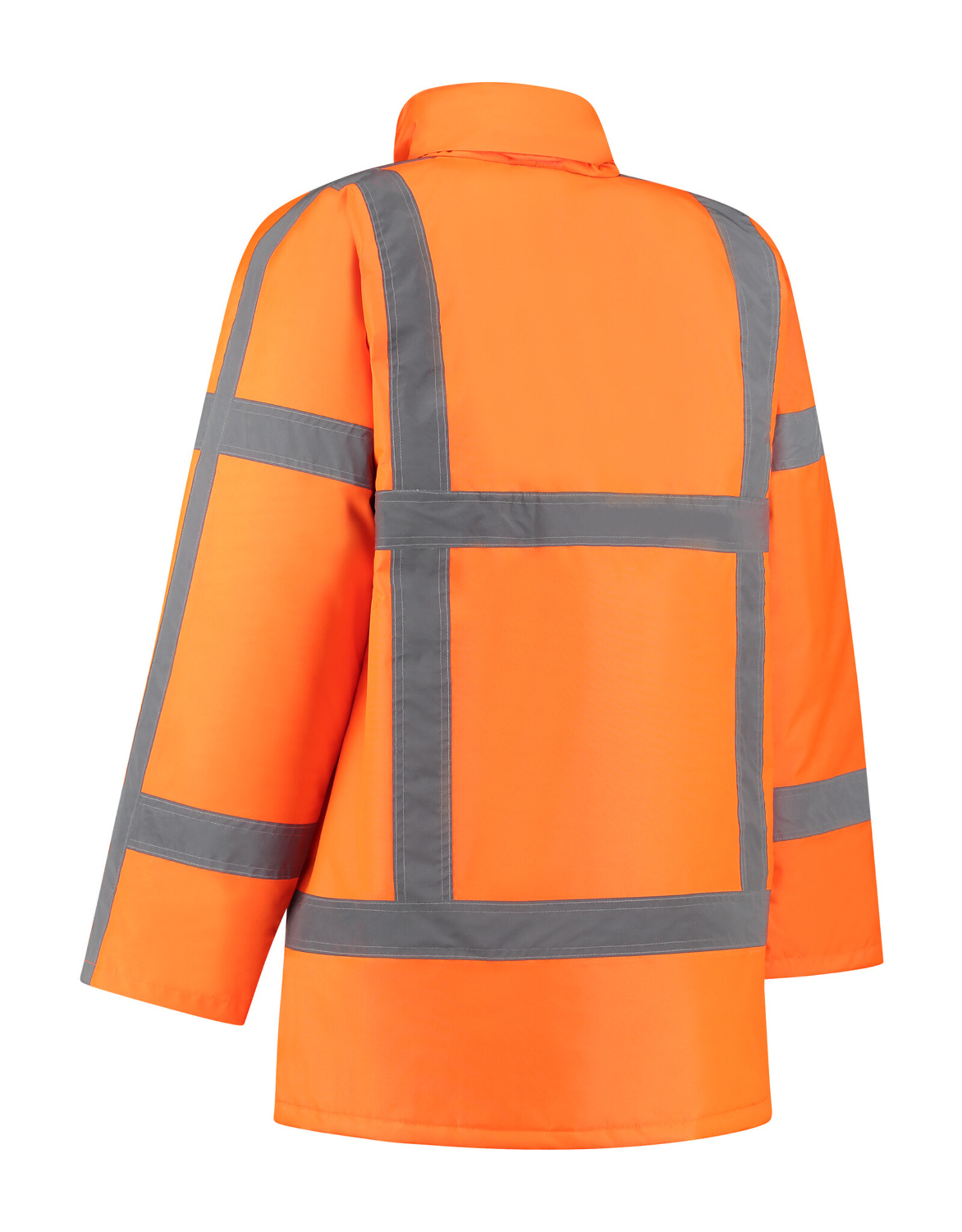 Verkeerswinkel RWS Parka Veiligheidsjas ORANJE & Reflecterende Strepen