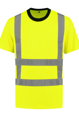 Verkeerswinkel T-shirt RWS (GEEL) / Werkshirt Geel met Reflectie