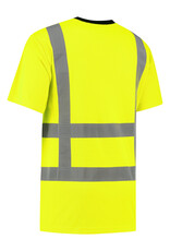 Verkeerswinkel T-shirt RWS (GEEL) / Werkshirt Geel met Reflectie