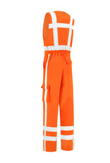 Verkeerswinkel Bodybroek Oranje RWS/CROW (Werkoverall met Reflective Striping)