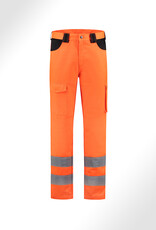 Verkeerswinkel Werkbroek Oranje RWS/CROW (met Reflective Striping)