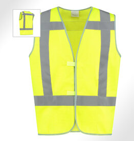 Verkeerswinkel RWS Veiligheidsvest Fluor GEEL (Klittenbandsluiting)