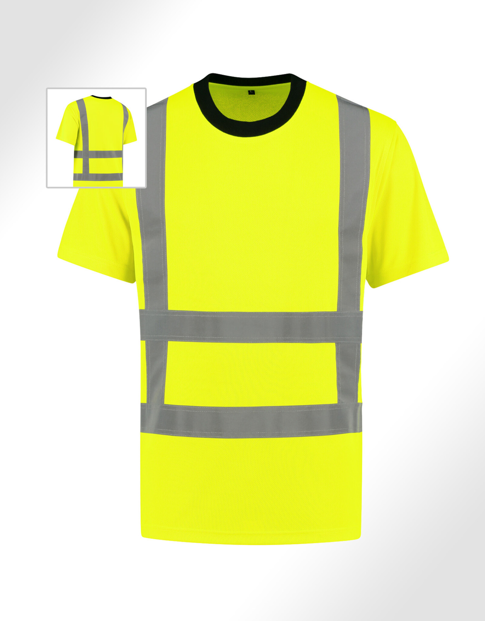 Verkeerswinkel T-shirt RWS (GEEL) / Werkshirt Geel met Reflectie