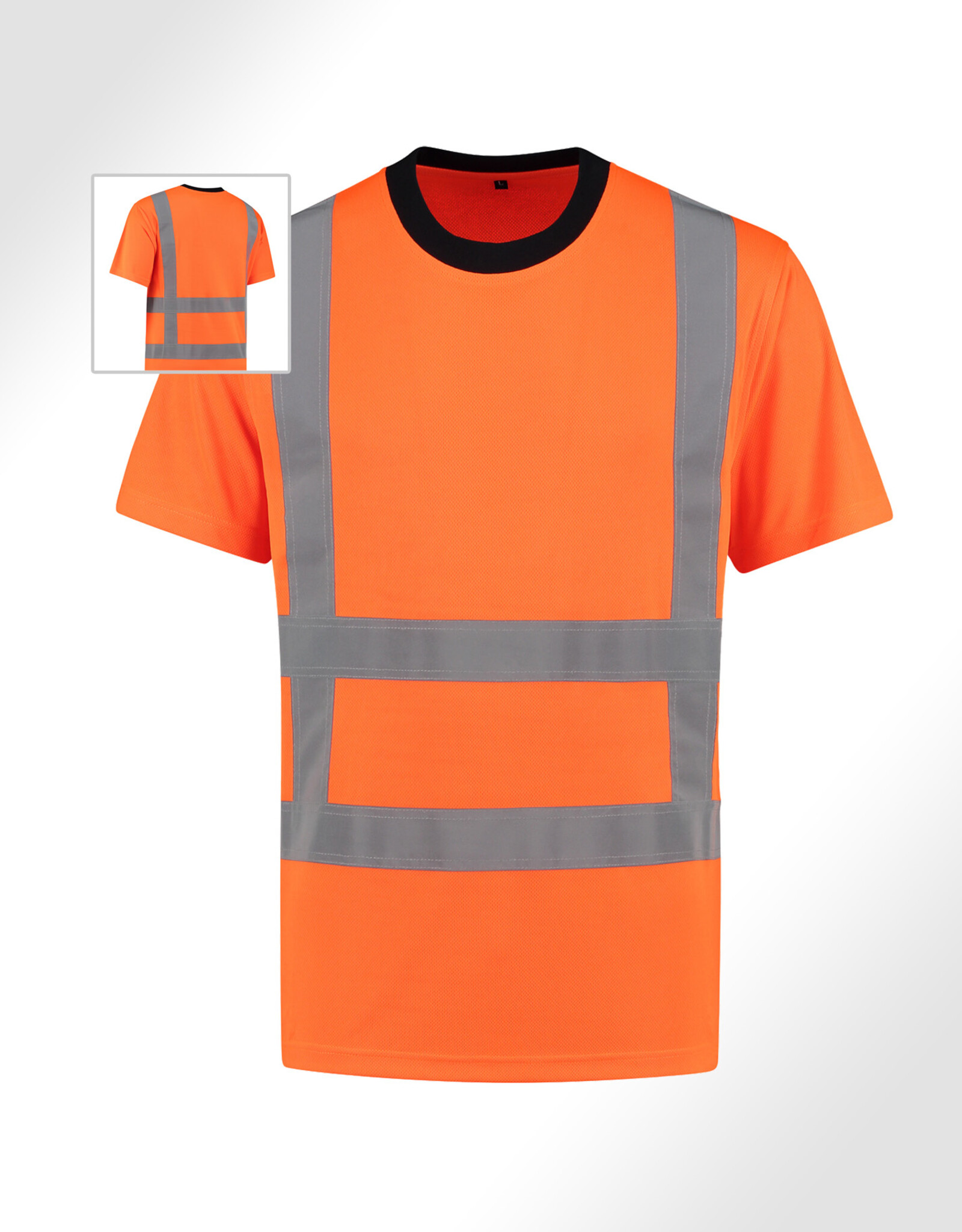 Verkeerswinkel T-shirt RWS (ORANJE) / Werkshirt Oranje met Reflectie