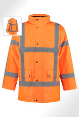 Verkeerswinkel RWS Parka Veiligheidsjas ORANJE & Reflecterende Strepen