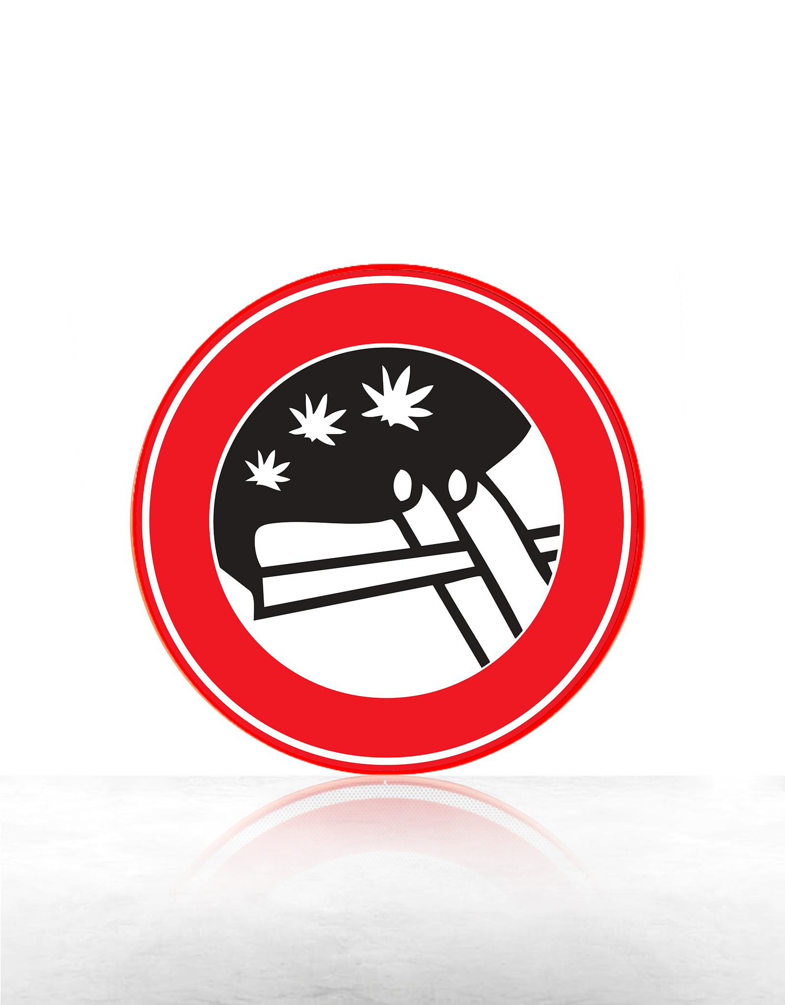 Ri-Traffic Blowverbod Bord (Verboden te Blowen Waarschuwingsbord / Verkeersbord)