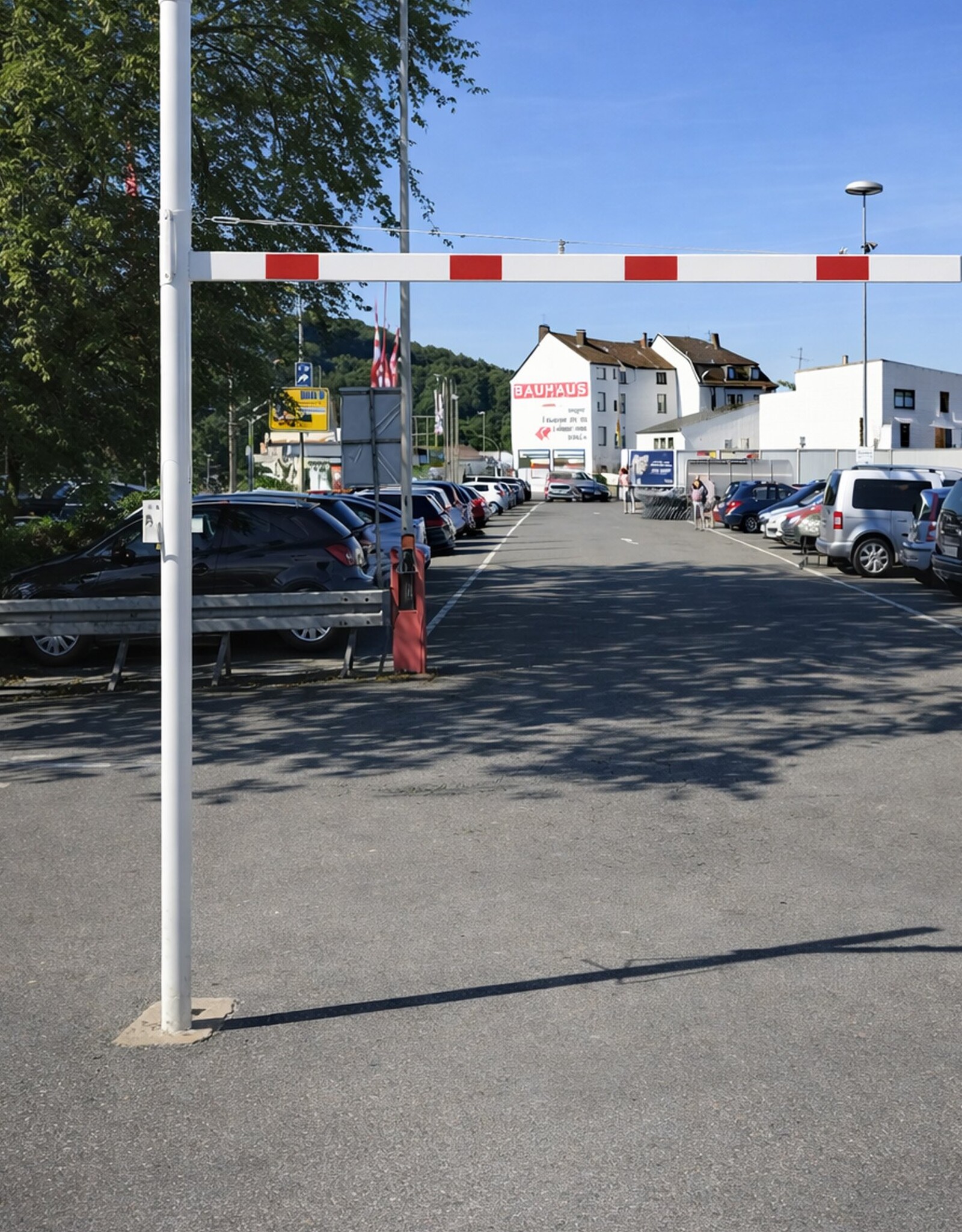 Ri-Traffic Hoogtebegrenzer 350 cm BREED & 180 cm - 280 cm HOOGTE (verstelbaar)