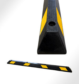 MAX Parkeerstop MAX 183 cm RUBBER (ZWART+GEEL)