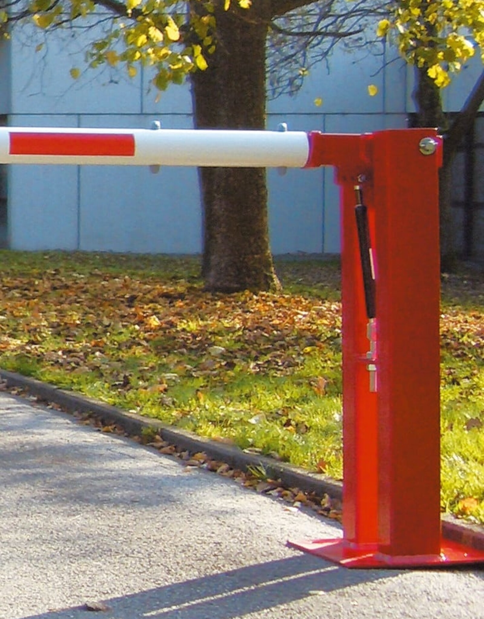 Verkeerswinkel Slagboom met Gasveer, Steunpoot en Cilinderslot