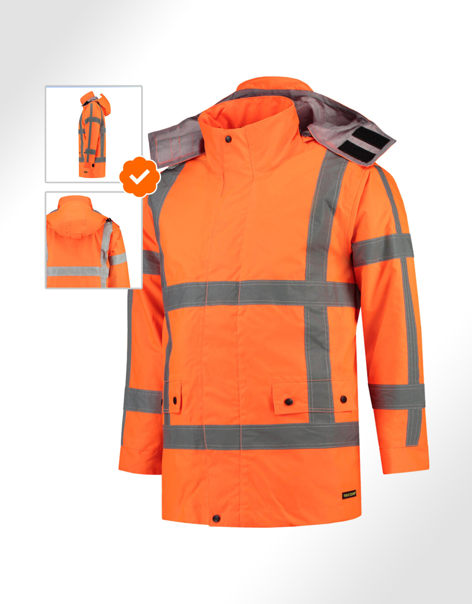 TRICORP Officiële RWS Oranje PARKA Jas (ALLE MATEN)