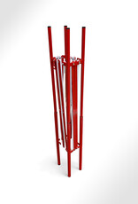 STRELLIS Metalen Schaarhek 4-Zijdig, Vierkant Afzetting (130 cm x 130 cm)