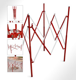 STRELLIS Metalen Schaarhek 4-Zijdig (130 cm x 130 cm)