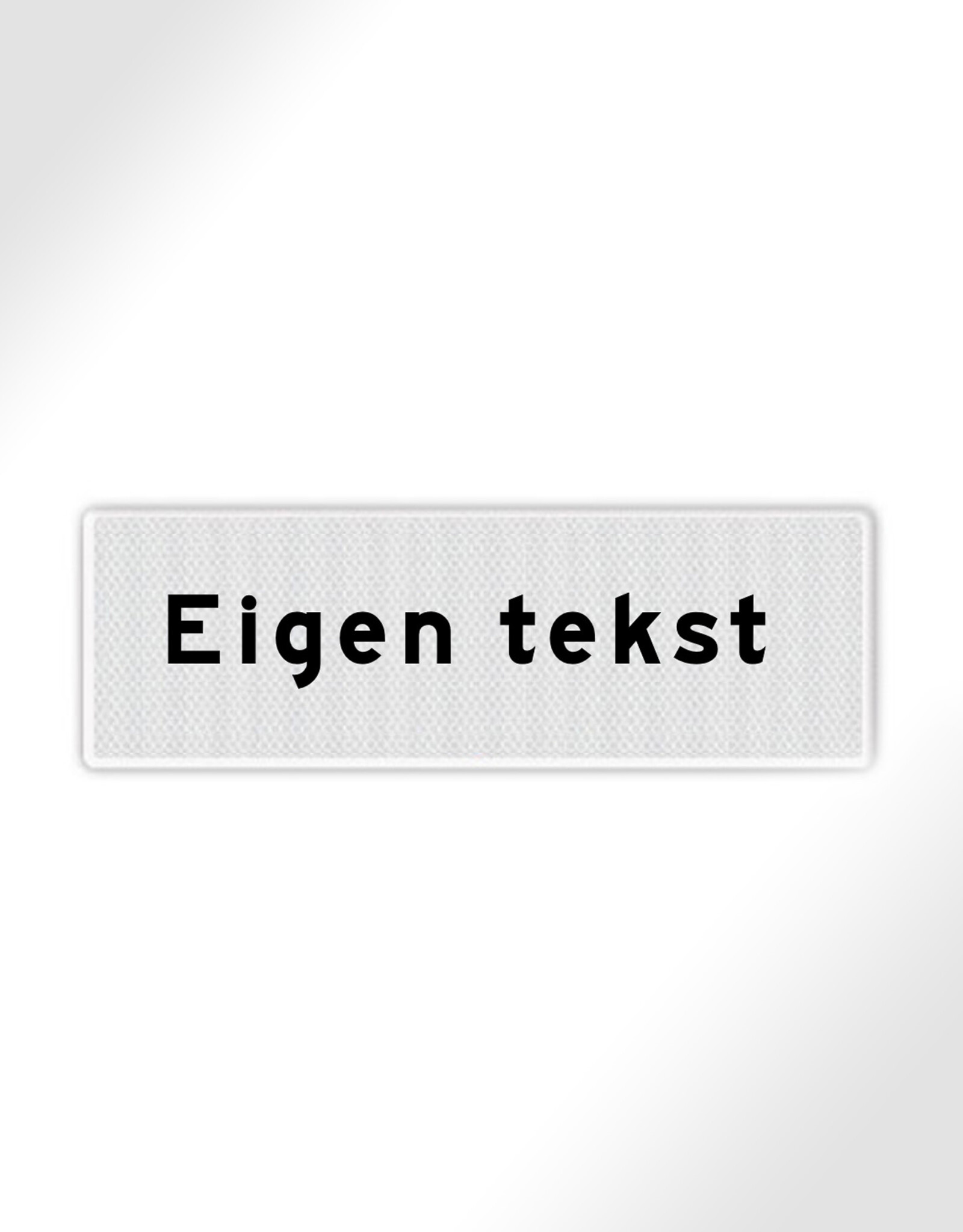 Ri-Traffic Verkeersbord Onderbord met Eigen Opdruk | Reflecterend & op maat (40x15 of 60x20 cm)