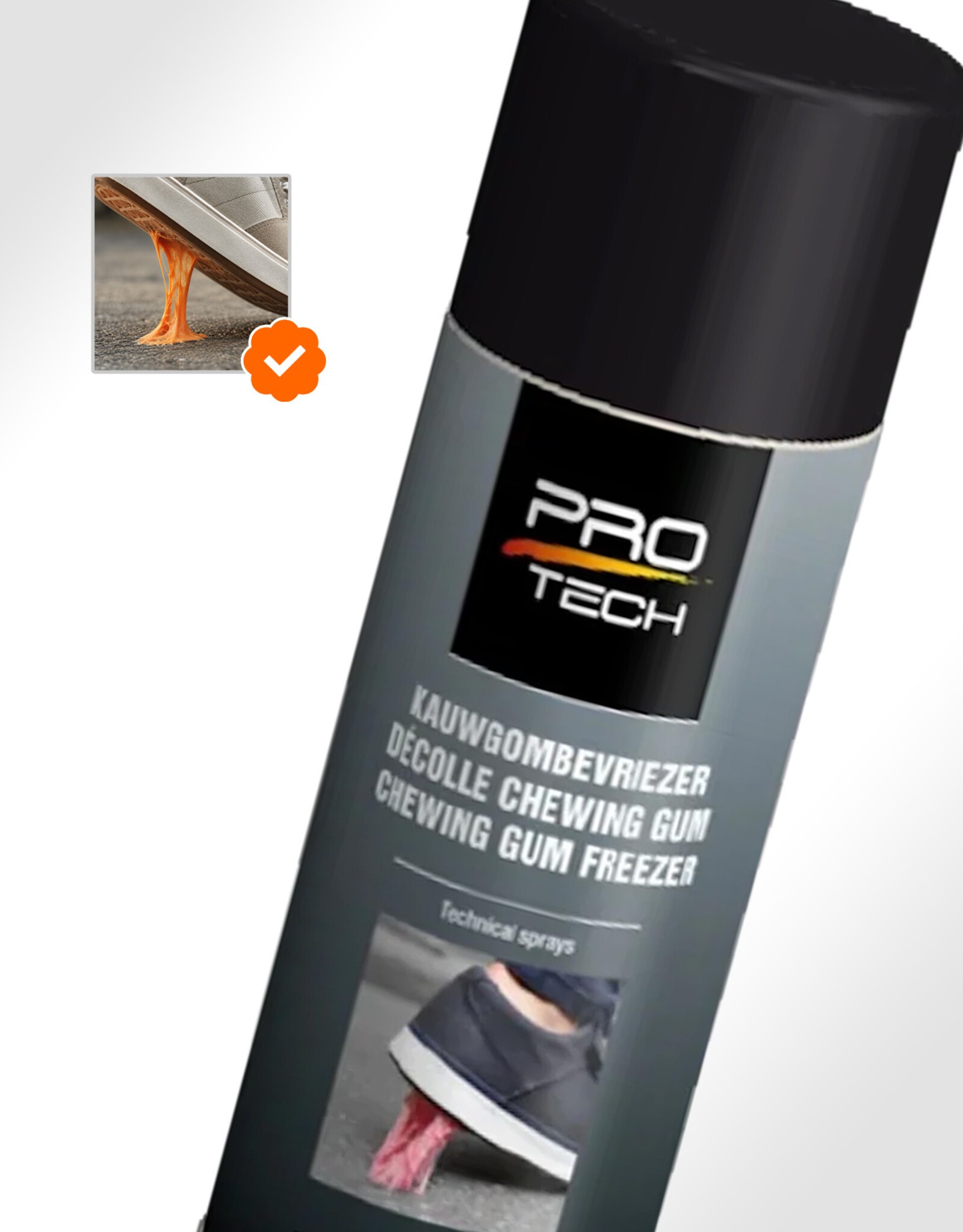 PROTECH Kauwgom Verwijderen Spray (Bevriezingsspray) 400ml