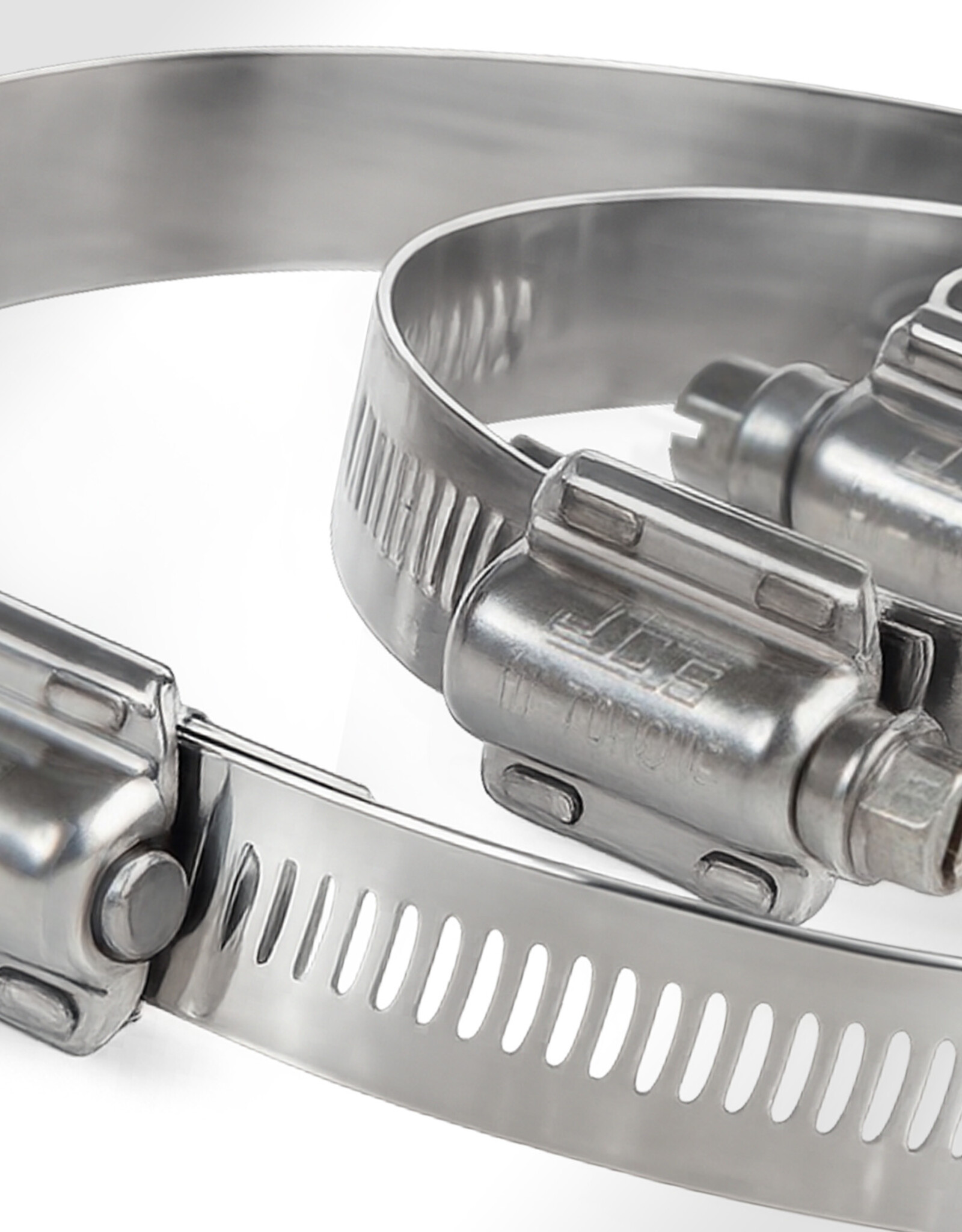 HI-TORQUE Heavy Duty Slangklemmen RVS Hi-Torque Klemband 32 mm tot 384 mm