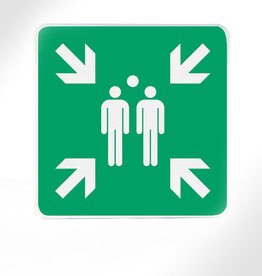 Ri-Traffic Verkeersbord Verzamelplaats Verzamelpunt Verzamelplek
