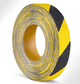 PROline Antisliptape GEEL/ZWART 25 mm x 18 meter (PROline)