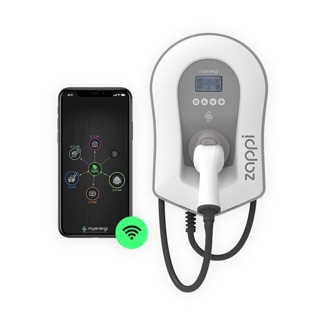 ZAPPI-2H22TW - Type 2 triphasé avec câble de 6,50 mètres