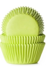 House of Marie House of Marie Baking Cups Lime Groen - pk/50