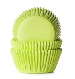 House of Marie House of Marie Baking Cups Lime Groen - pk/50