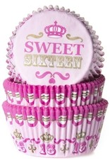 House of Marie House of Marie Baking Cups Sweet Sixteen - pk/50